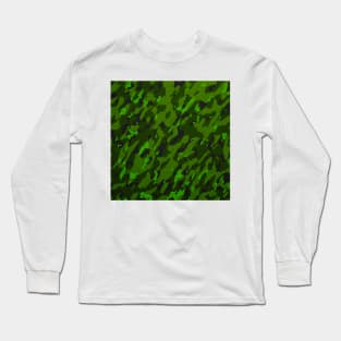 Camouflage - Green Long Sleeve T-Shirt